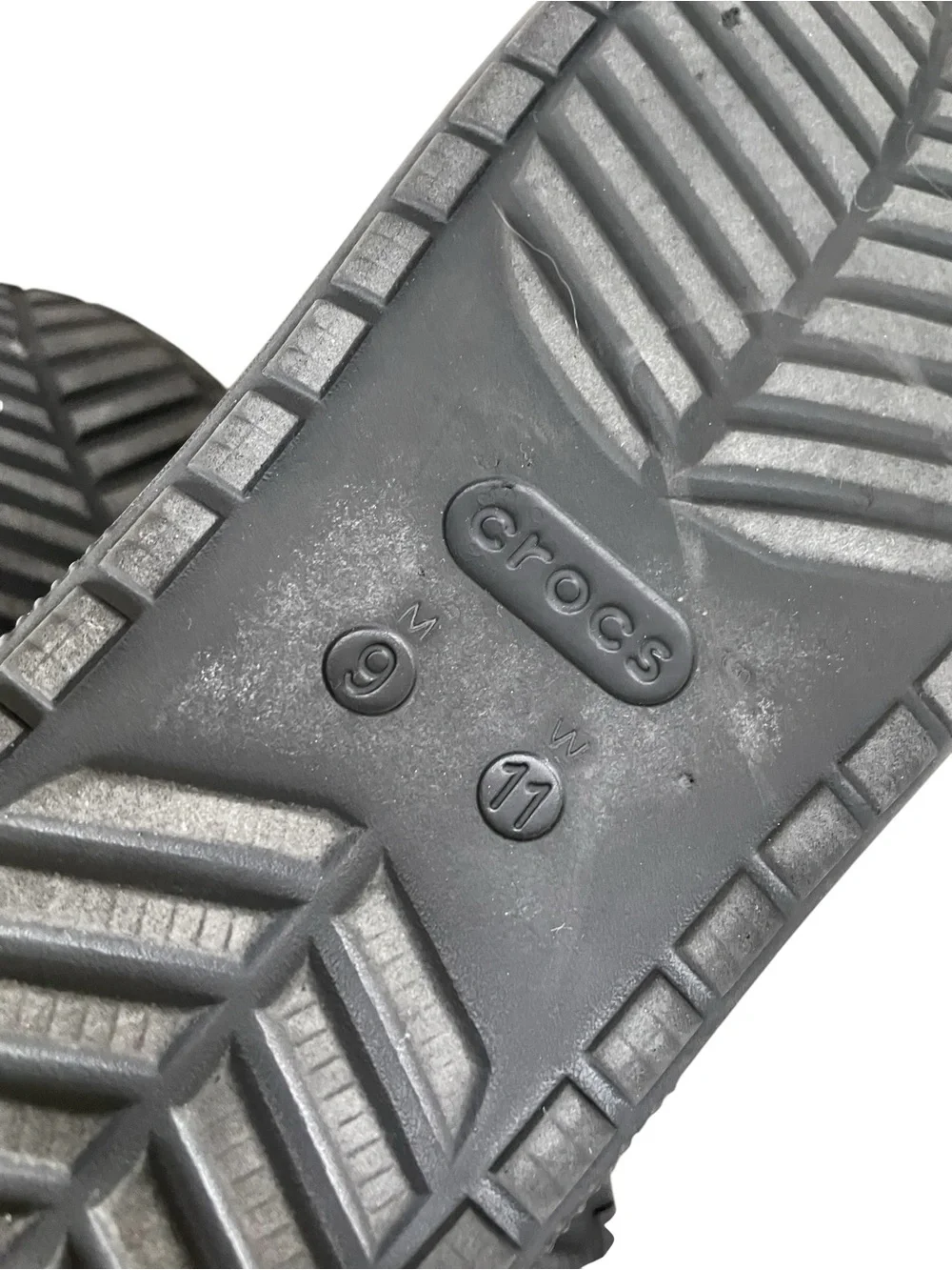 CROCS Classic Black Slide 2 Strap Sandals